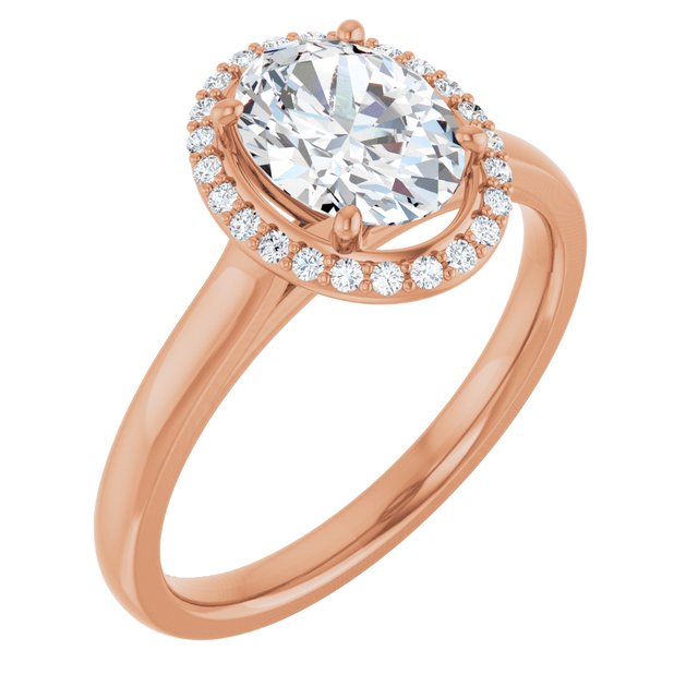 Halo-Style Engagement Ring