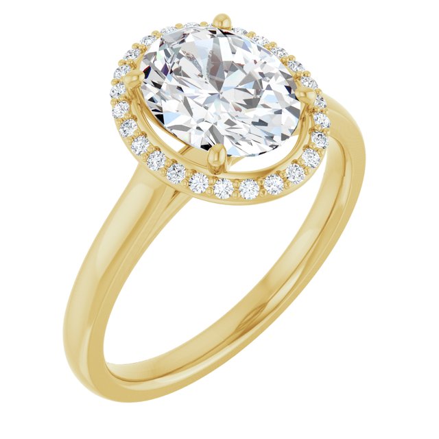 Halo-Style Engagement Ring