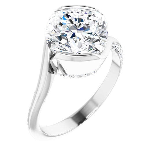 Accented Engagement Ring