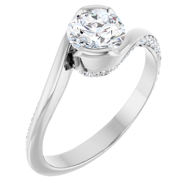 Accented Engagement Ring