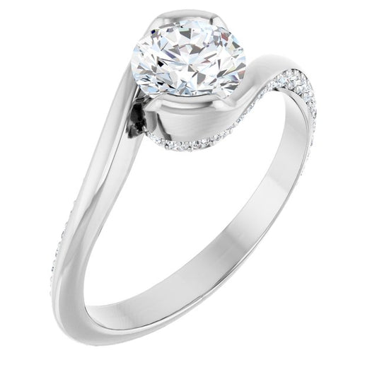 Accented Engagement Ring
