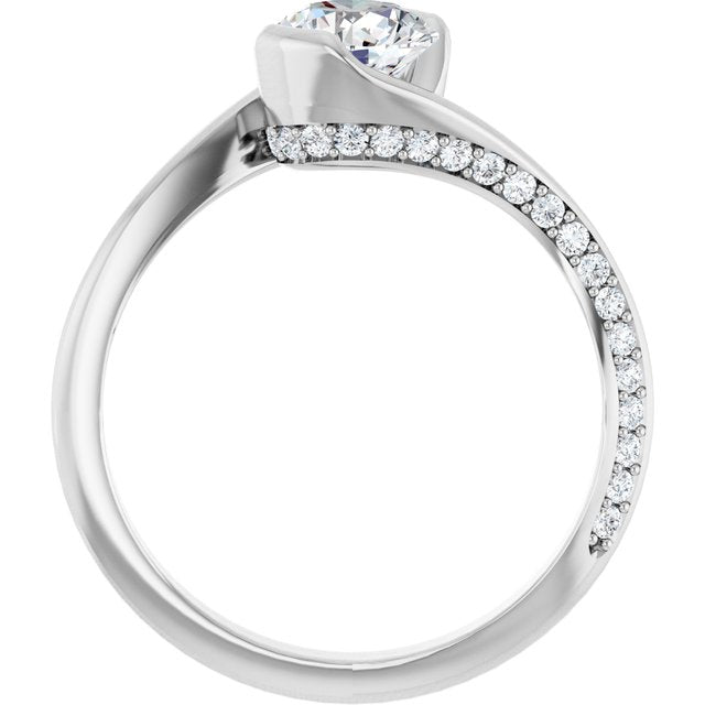 Accented Engagement Ring