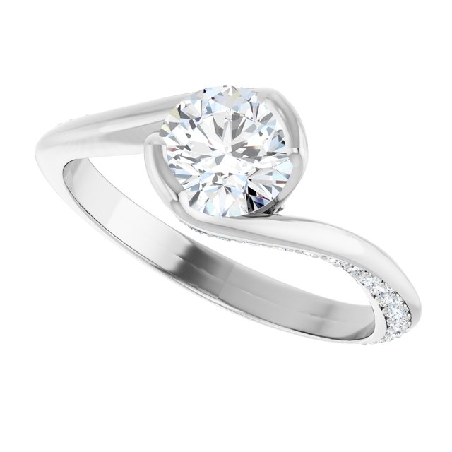 Accented Engagement Ring