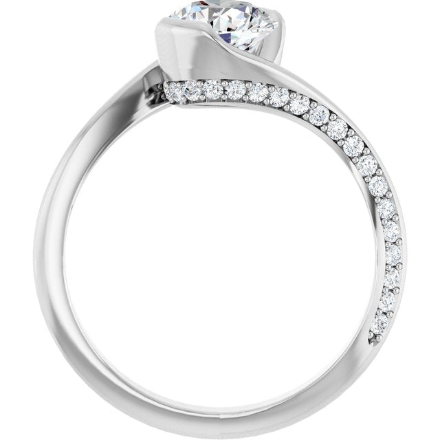 Accented Engagement Ring