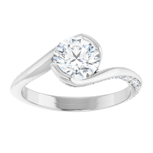 Accented Engagement Ring