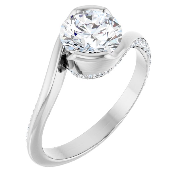 Accented Engagement Ring