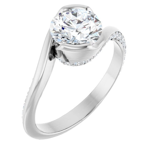 Accented Engagement Ring