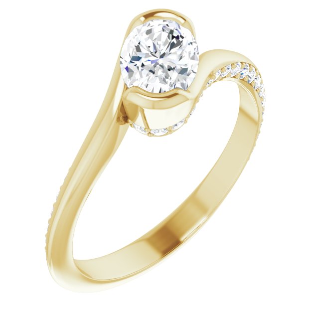 Accented Engagement Ring