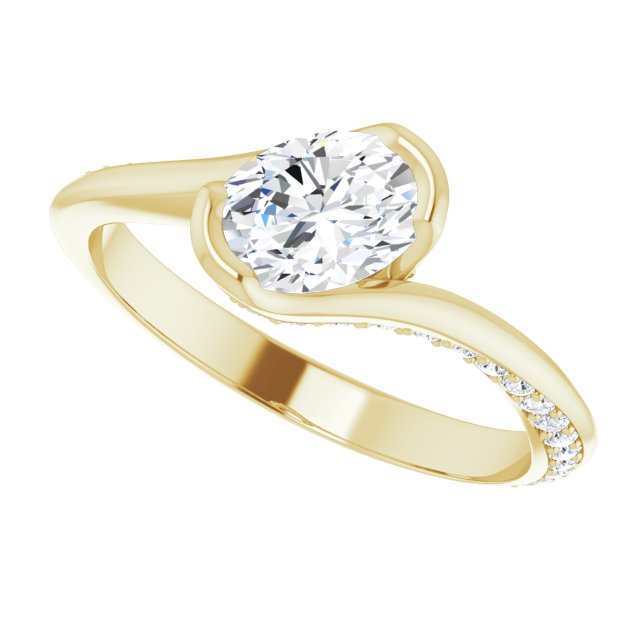 Accented Engagement Ring