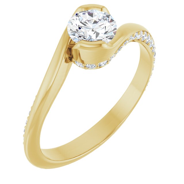 Accented Engagement Ring