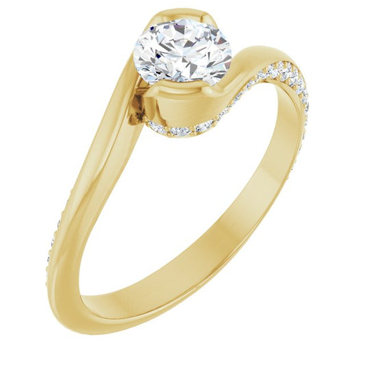 Accented Engagement Ring