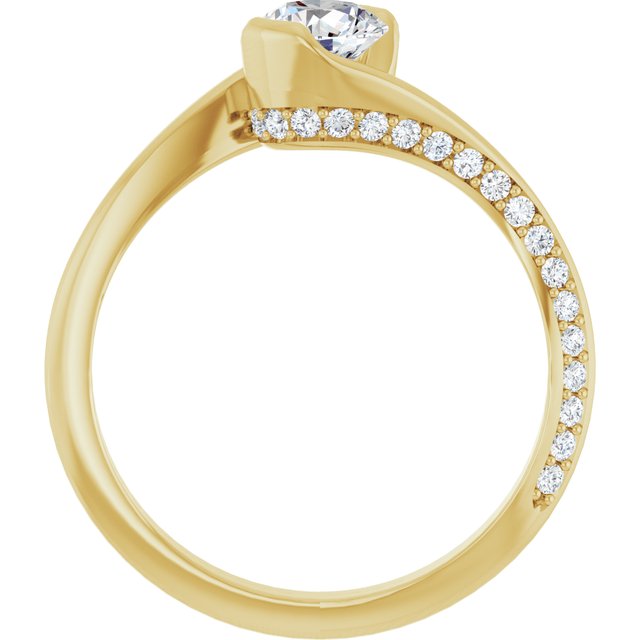 Accented Engagement Ring