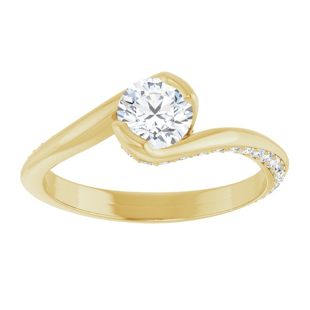 Accented Engagement Ring