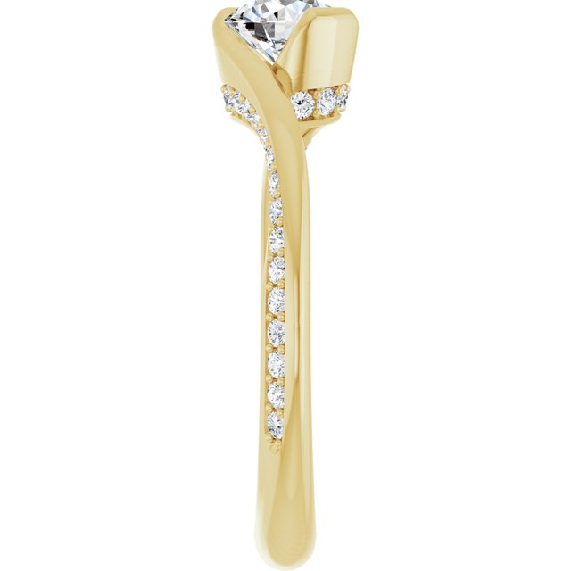 Accented Engagement Ring