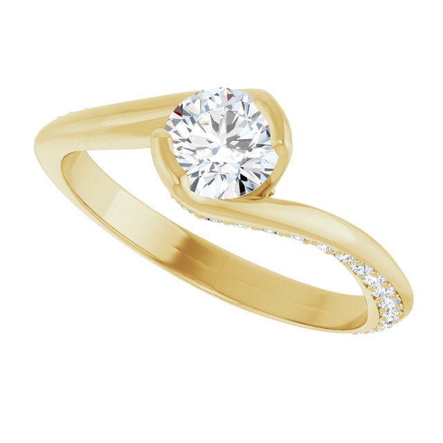 Accented Engagement Ring