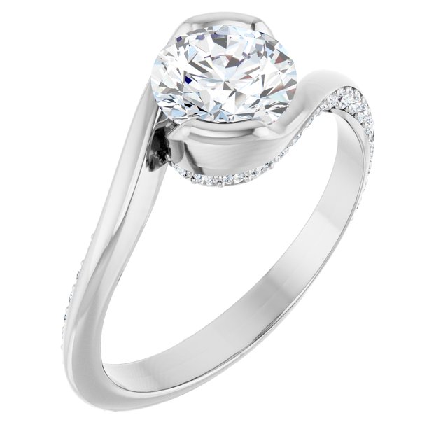 Accented Engagement Ring