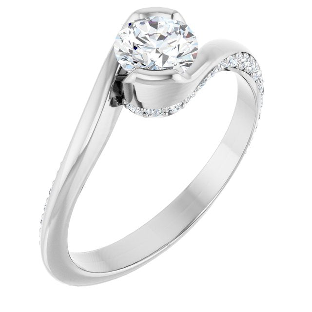 Accented Engagement Ring