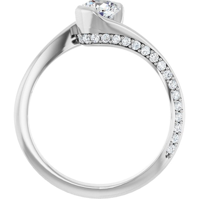 Accented Engagement Ring
