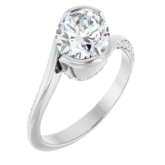 Accented Engagement Ring