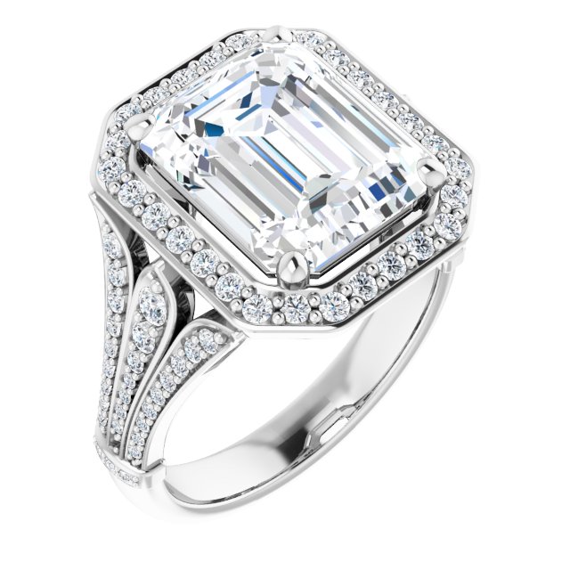 Halo-Style Engagement Ring
