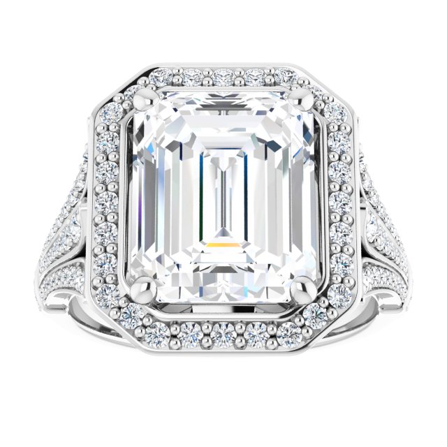 Halo-Style Engagement Ring