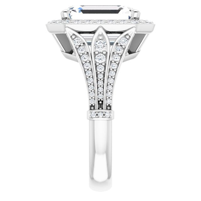 Halo-Style Engagement Ring