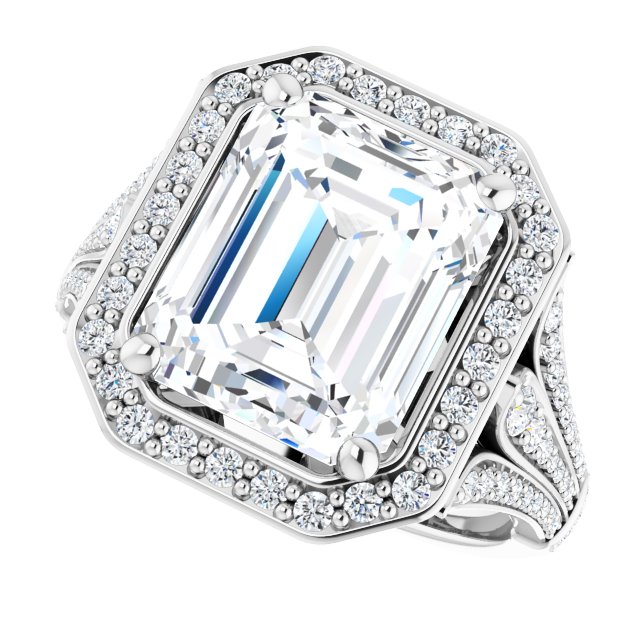 Halo-Style Engagement Ring