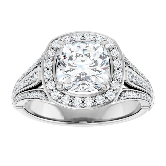 Halo-Style Engagement Ring