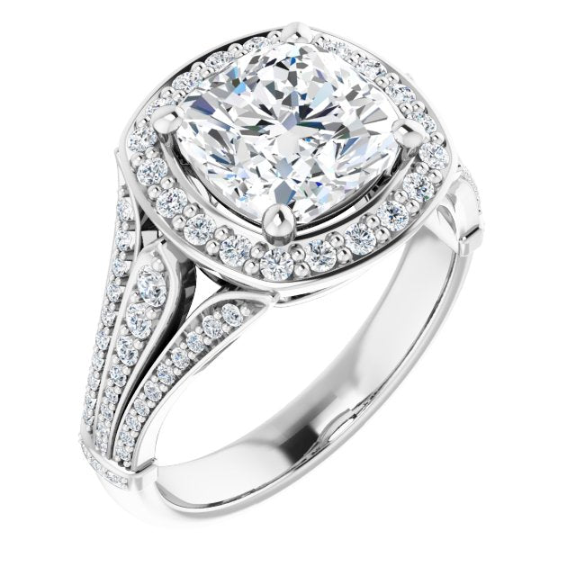 Halo-Style Engagement Ring