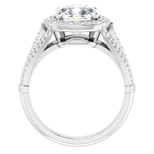 Halo-Style Engagement Ring