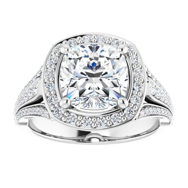 Halo-Style Engagement Ring