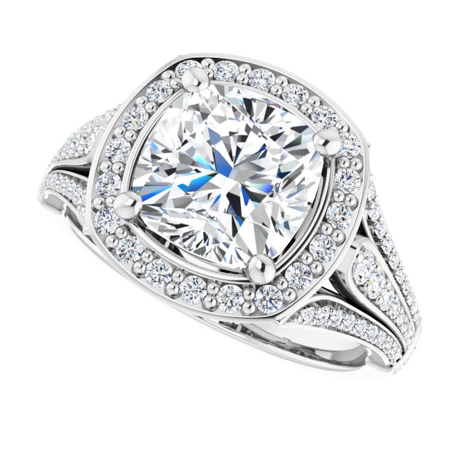 Halo-Style Engagement Ring