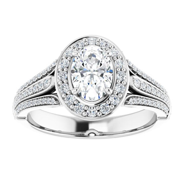 Halo-Style Engagement Ring