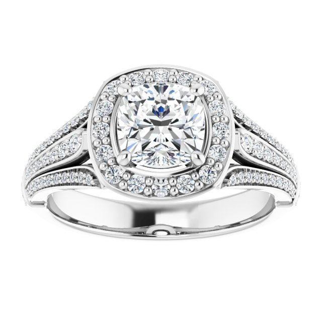 Halo-Style Engagement Ring