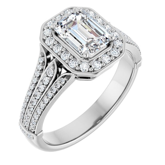 Halo-Style Engagement Ring