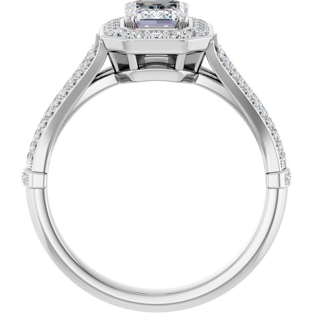 Halo-Style Engagement Ring