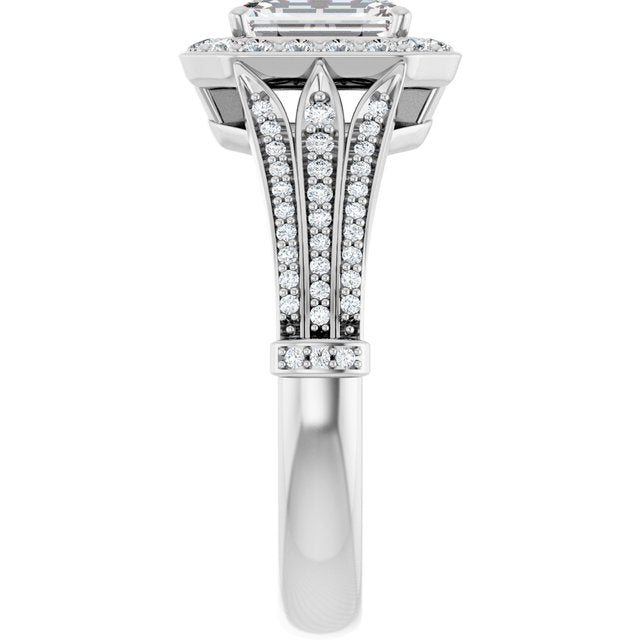 Halo-Style Engagement Ring