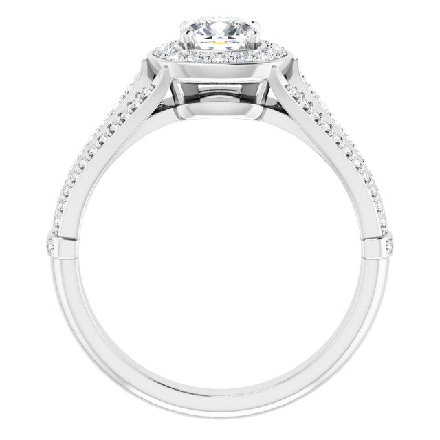 Halo-Style Engagement Ring