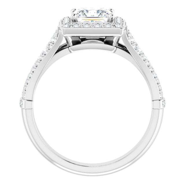 Halo-Style Engagement Ring