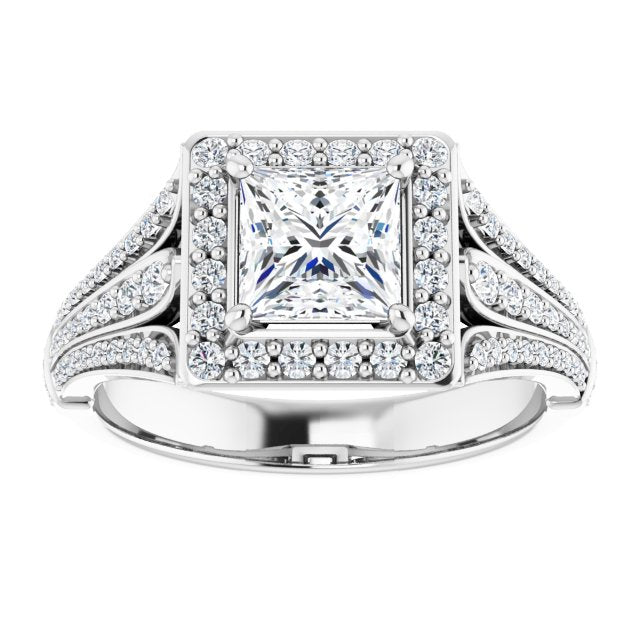 Halo-Style Engagement Ring