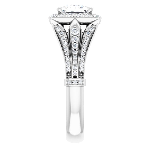 Halo-Style Engagement Ring