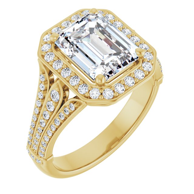 Halo-Style Engagement Ring