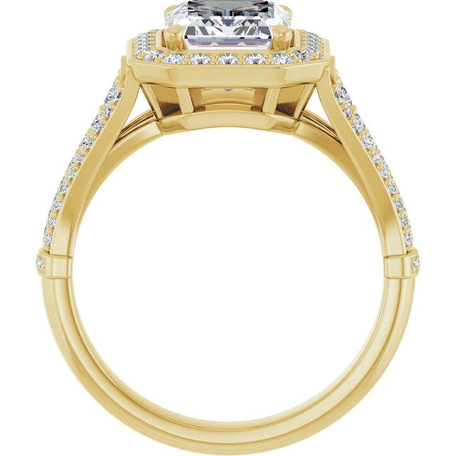 Halo-Style Engagement Ring