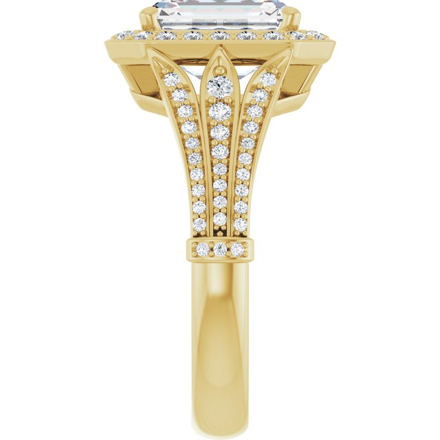 Halo-Style Engagement Ring