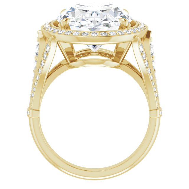Halo-Style Engagement Ring