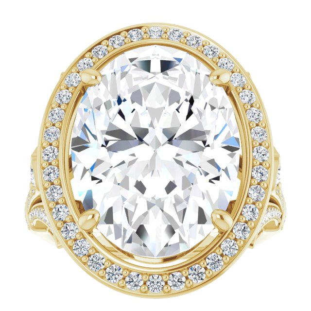 Halo-Style Engagement Ring
