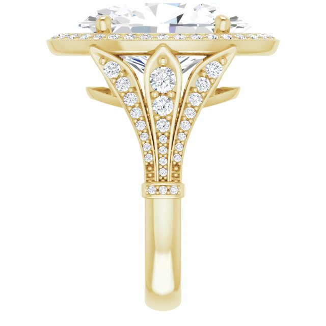 Halo-Style Engagement Ring