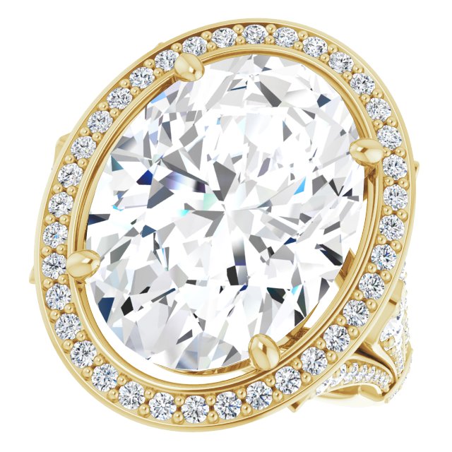 Halo-Style Engagement Ring