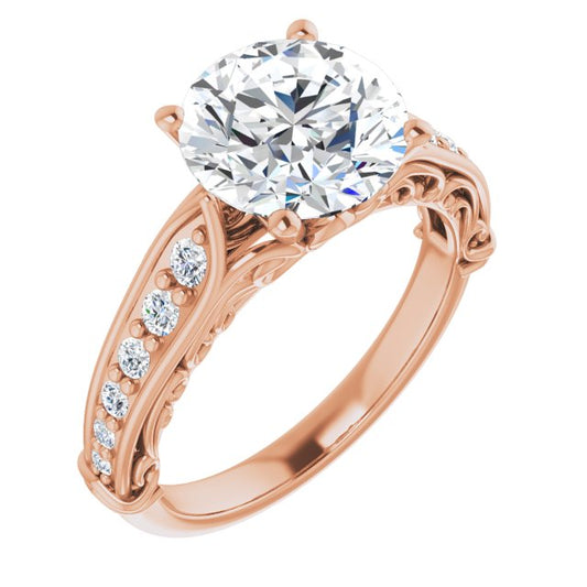 Accented Engagement Ring