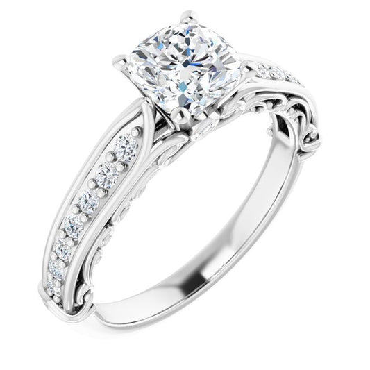 Accented Engagement Ring